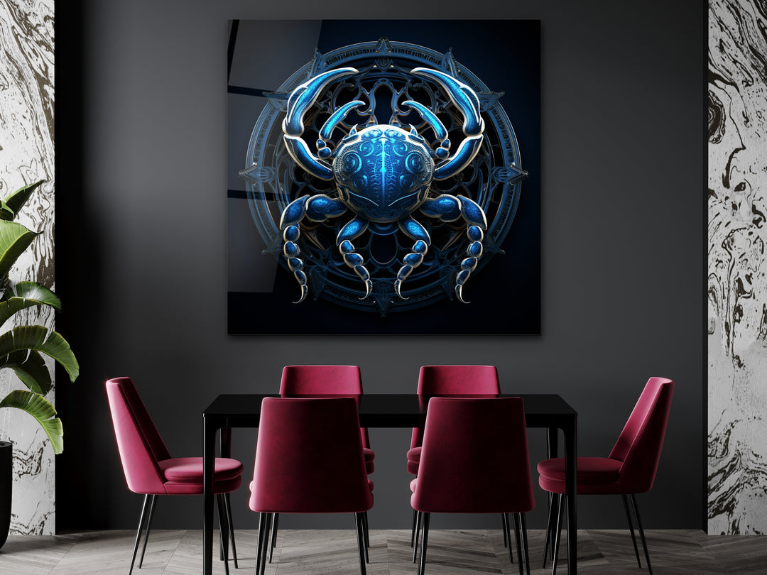 Cancer Glass Printing Wall Art - Home&Office Wall Decor