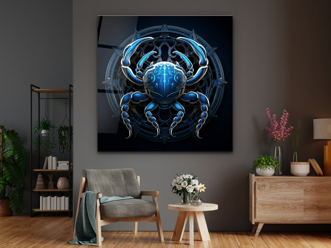 Cancer Glass Printing Wall Art - Home&Office Wall Decor